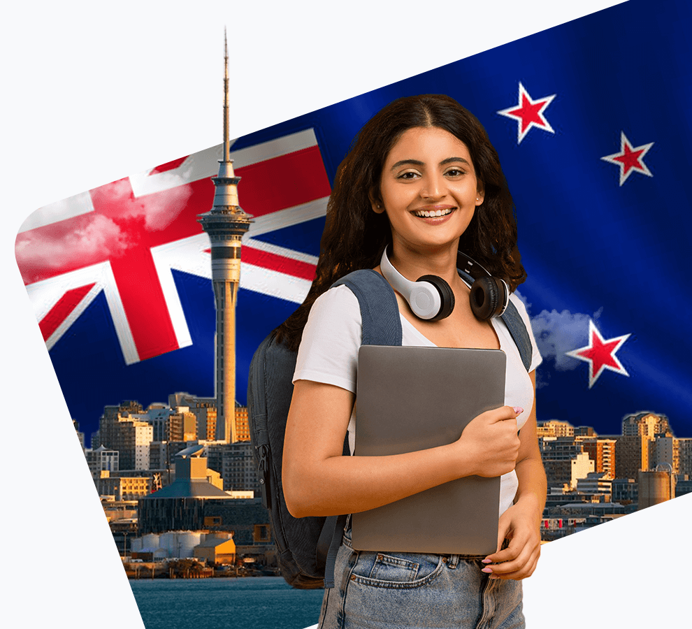 Student ready to study in New Zealand